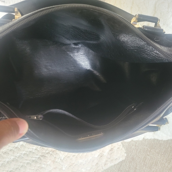 Givenchy Rare Vintage Speedy Handbag Monogramed Black Suede - Picture 9 of 16